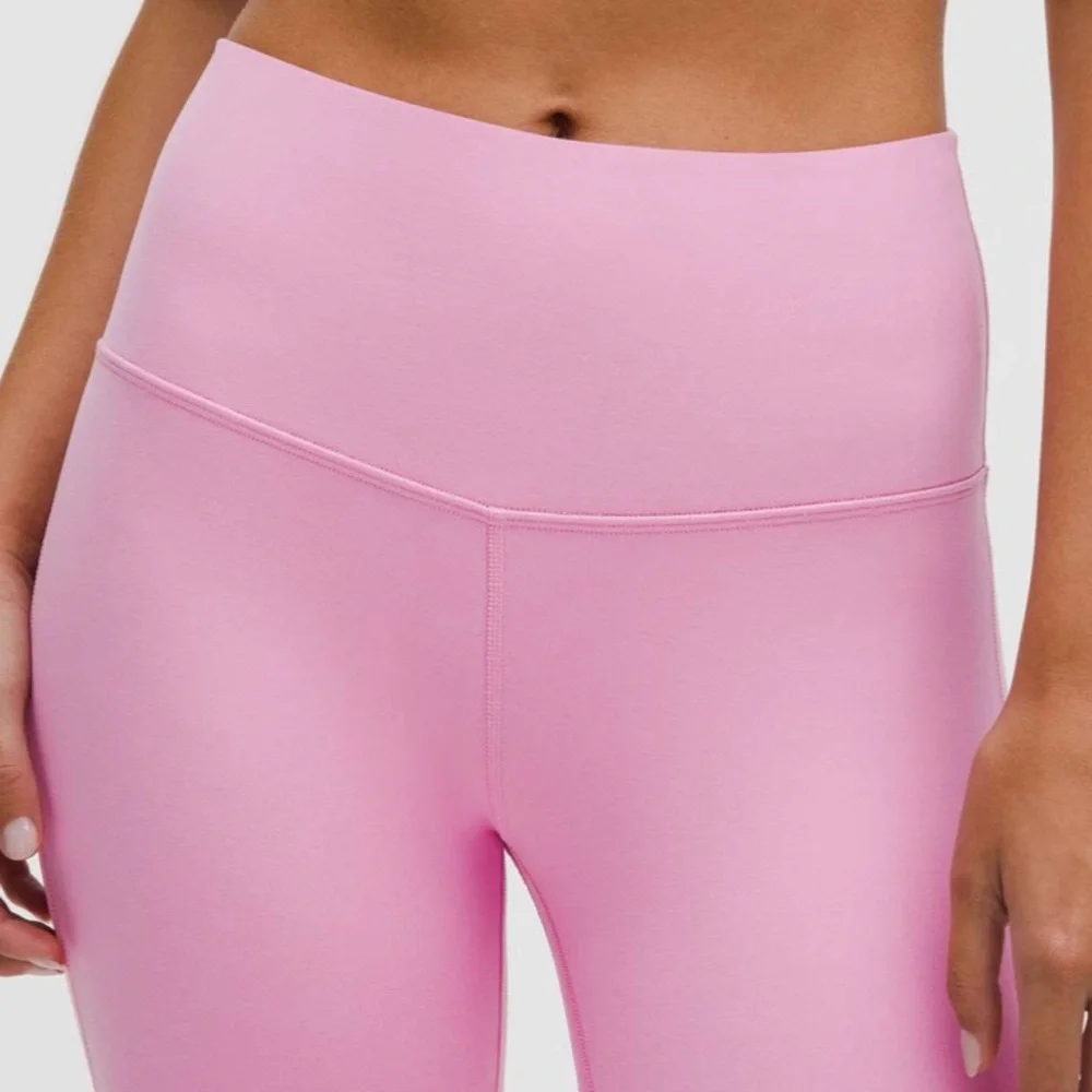 Lululemon Athletica Align HR Pants 25”, Pink Frosting, Size 14 - Picture 10 of 10